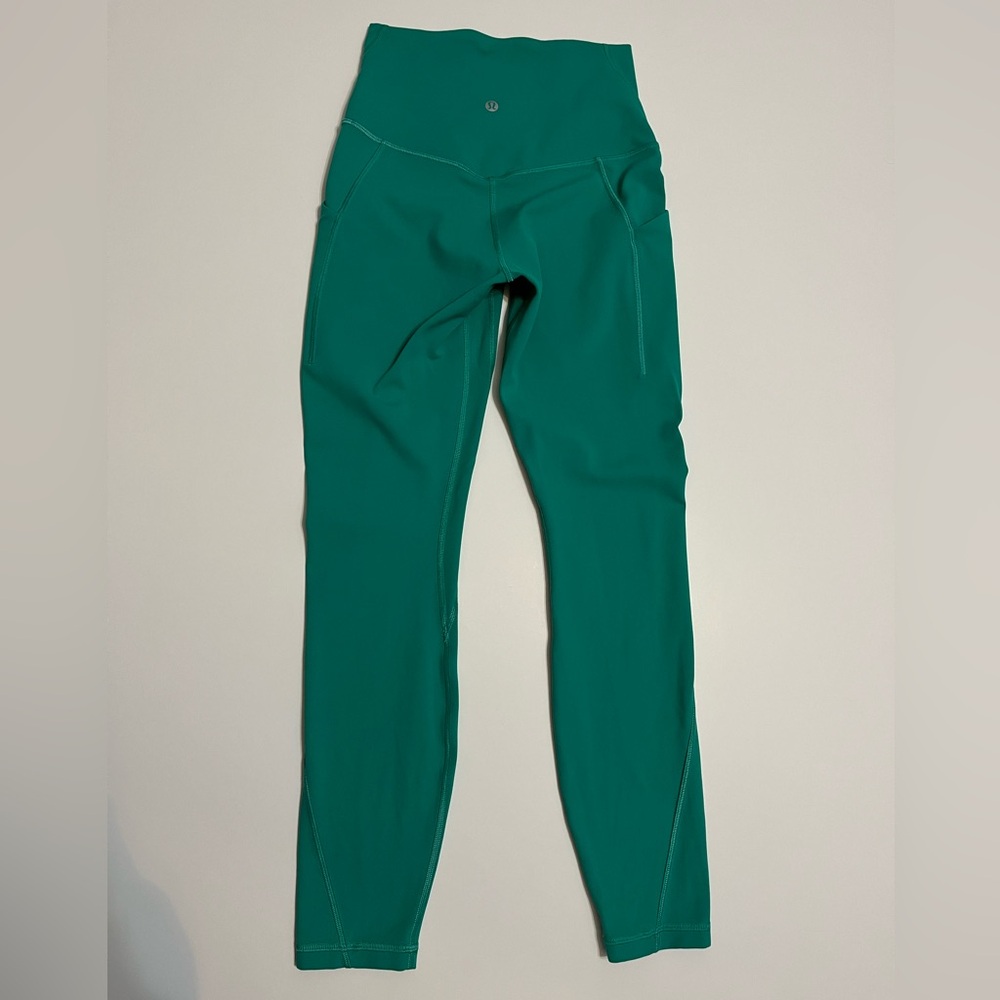 lululemon athletica Align High-Rise Pant With Pockets 25” Kelly Green -Size 4 - Picture 4 of 8